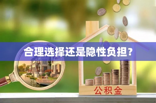 宜章合理选择还是隐性负担？