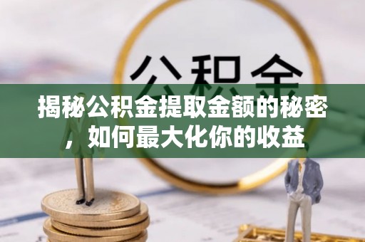 宜章揭秘公积金提取金额的秘密，如何最大化你的收益