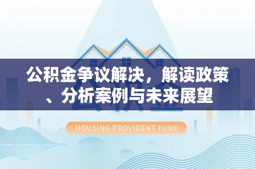 宜章公积金争议解决，解读政策、分析案例与未来展望